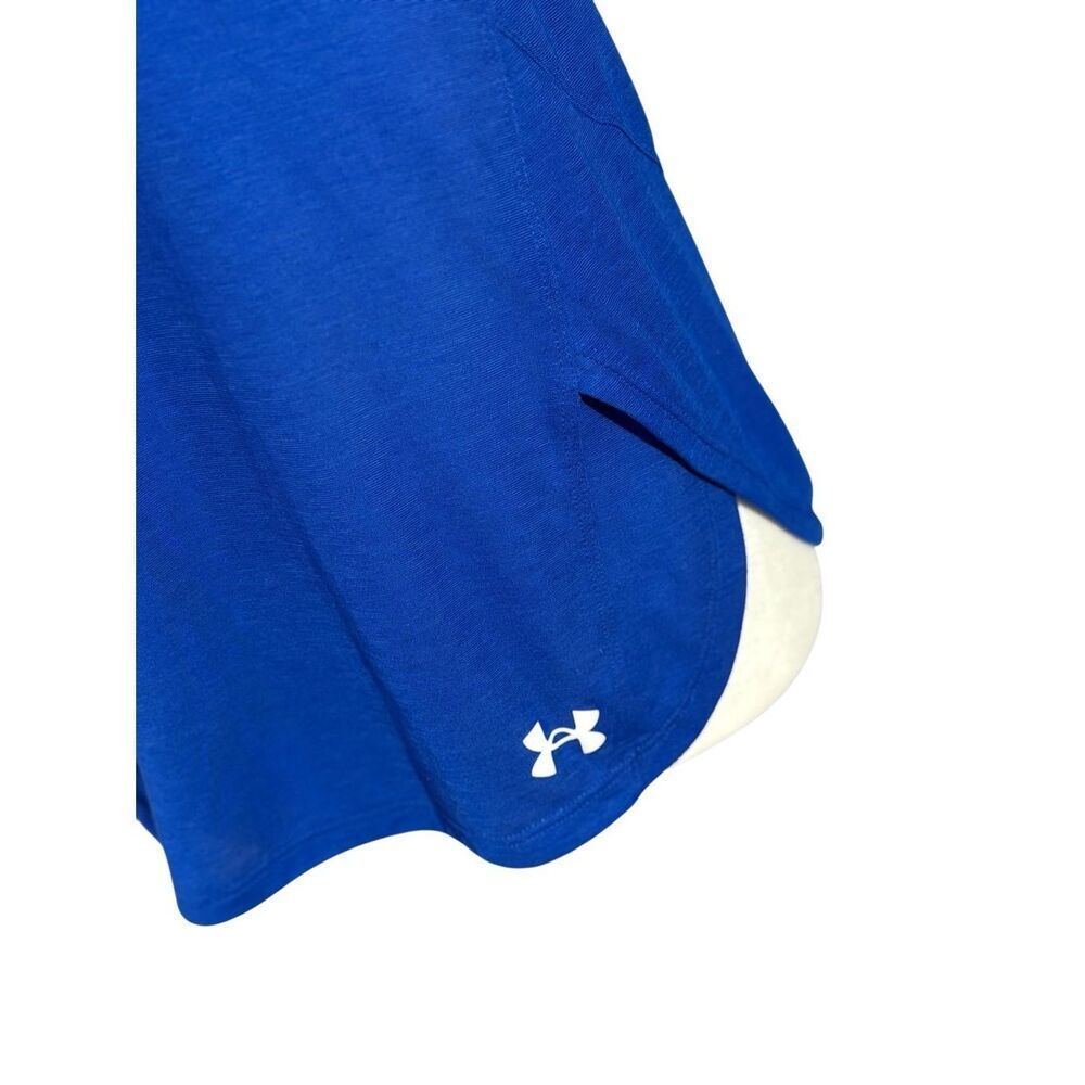 Under Armour Breathe sleeveless hoodie in royal blue - XS - Picture 2 of 8